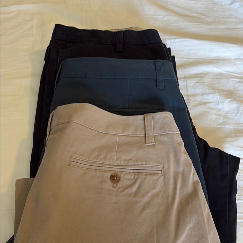 Men's Chinos 36x36, EUC! 2 pairs Bonobos, 1 pair Banana Republic